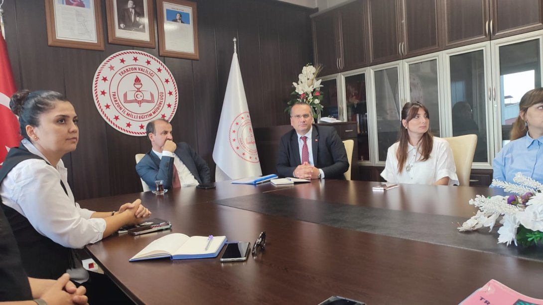 İL MİLLİ EĞİTİM MÜDÜRÜMÜZ İLE BİLGİLENDİRME TOPLANTISI YAPILDI.
