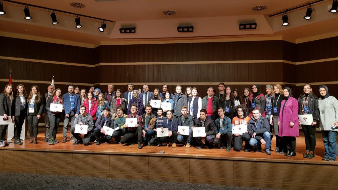TÜBİTAK 50. Lise Öğrencileri Erzurum Bölge Finalinde Büyük Başarı